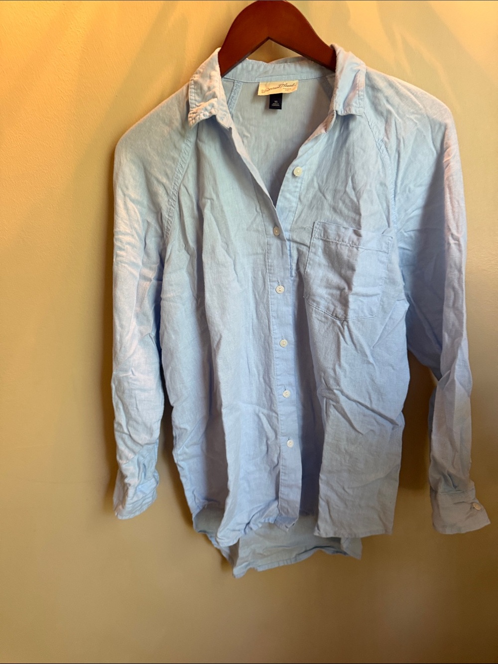 Universal Thread Pale Blue Relaxed Button-Up Shirt